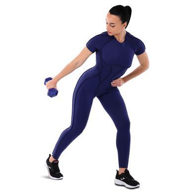 Гантель для фитнеса с TPU покрытием Zelart Jelly Urethane Coated Dumbbells TA-2946-5LB цвет фиолетовый