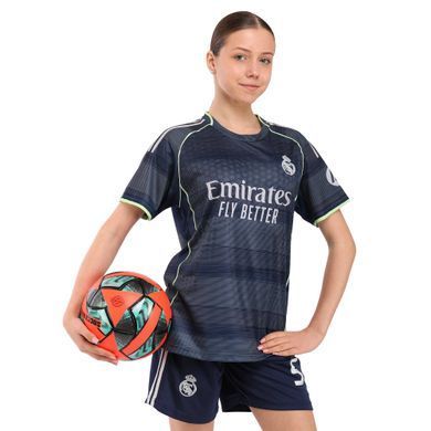 Форма футбольная детская с символикой футбольного клуба REAL MADRID BELLINGHAM 5 гостевая 2026 Zelart CO-7343 размер 20, рост 125-130 цвет темно-синий