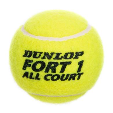 Мячи для большого тенниса DUNLOP FORT TOURNAMENT SELECT DL601315 3шт салатовый