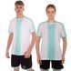 Форма футбольна комплект футболка та шорти Zelart D8825 розмір XL колір білий-м'ятний