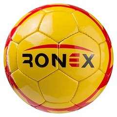 Мяч футбольный Ronex желто-красный RX-H1-YDX2