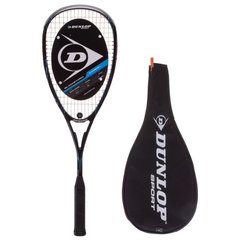 Ракетка для сквоша 27" DUNLOP D SR BLACKSTORM 4D CARBON HL SQU/RKT DL773230 черный