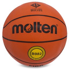 Мяч баскетбольный резиновый №7 Molten B982