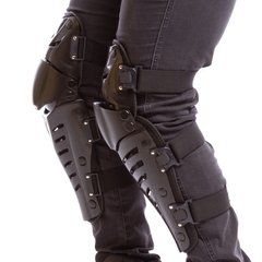 Защита для мотоциклиста (колено, голень) 2шт FOX черная MS-7047, Универсальный