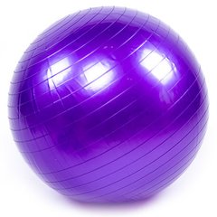 Мяч для фитнеса фитбол глянцевый 85 см фиолетовый 5415-8A/V