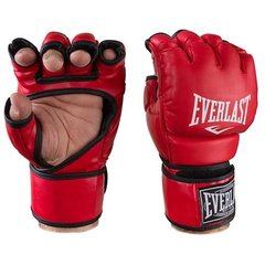 Перчатки для единоборств Снарядные Everlast красные EVDX364, S