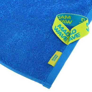 Полотенце спортивное из микрофибры MadWave COTTON SOFT TERRY M0762011 цвет синий