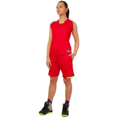 Баскетбольная форма женская Lingo красный LD-8096W, L (44-46)
