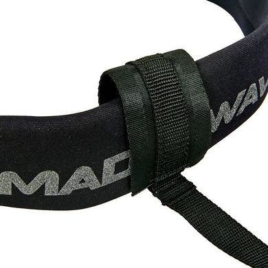 Пояс с тросом MadWave BELT TRAINER M077105 длина-2м черный