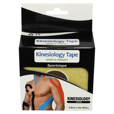 Кинезио тейп для лица и тела Kinesio tape Zelart BC-1091-3_8 размер 3,8смх5м цвета в ассортименте