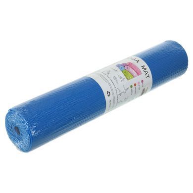Килимок для фітнесу та спорту PVC Zelart FI-8723 колір світло-рожевий