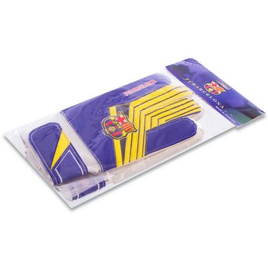 Перчатки для футбола юниорские BARCELONA FB-0029-11, 6