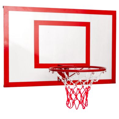 Баскетбольный щит с кольцом и сеткой 100x67см LA-6298