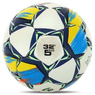 М'яч футбольний BALLONSTAR CRYSTAL BC-8166 колір білий-сірий
