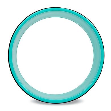 Колесо-кольцо для йоги Fit Wheel Yoga черный-бирюзовый 33х13см FI-8374, Черный