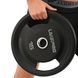 Блины диски полиуретановые 2 Handle металлическая втулка LiveUp LP8337-15 &oslash;51мм 15кг черный