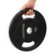 Блины диски полиуретановые 2 Handle металлическая втулка LiveUp LP8337-15 &oslash;51мм 15кг черный