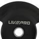 Блины диски полиуретановые 2 Handle металлическая втулка LiveUp LP8337-15 &oslash;51мм 15кг черный