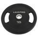 Блины диски полиуретановые 2 Handle металлическая втулка LiveUp LP8337-15 &oslash;51мм 15кг черный