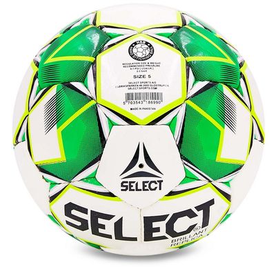 Мяч футбольный №4 PU ламинированный SELECT BRILLANT ST-8260