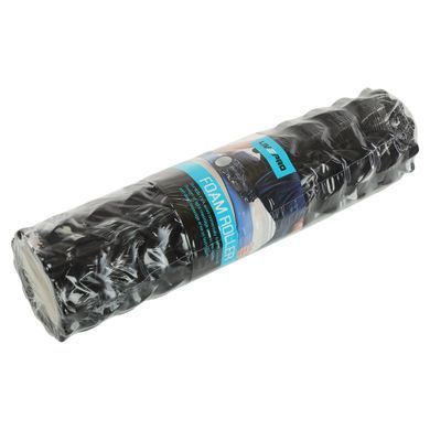 Роллер масажний циліндр (ролик мфр) 45см Grid Spine Roller EVA LiveUp LP8233 колір чорний