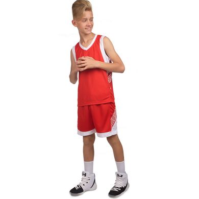 Форма баскетбольная детская красный Lingo LD-8017T, 120 см