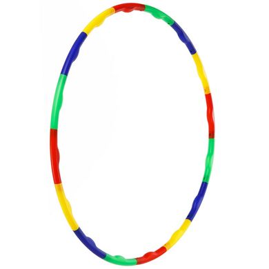 Обруч складной Хула Хуп Hula Hoop Zelart FI-308 8 секций двухцветный цвета в ассортименте