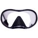Силиконовая маска для плавания черная M105-SIL, Черный