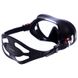 Силиконовая маска для плавания черная M105-SIL, Черный