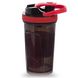 Шейкер TOP SHAKER BOTTLE Zelart FI-1869 цвет черный-красный