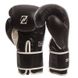 Перчатки боксерские черные на липучке ZELART PU BO-1370, 12 унций