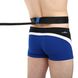 Поясной тренажер парный для плавания MadWave BELT TRAINER TWO SIDE M077106 длина-2,4м черный