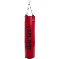 Мешок боксерский с цепью h-180 см ZELART BO-1979, Красный