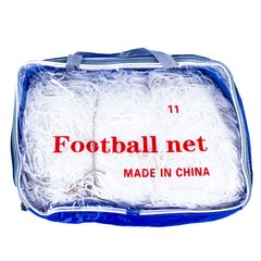 Футбольная сетка безузловая (2 шт) размер 7,3*2,44 м FN-06-11