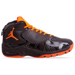 Кроссовки баскетбольные Jordan черно-оранжевые OB-935-4, 41