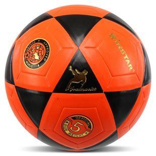 М'яч футбольний WINSTAR FB-00041 колір помаранчевий-синій