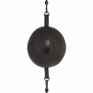 Груша боксерская на растяжках круглая пневматическая Zelart VL-3331 25x23см черный