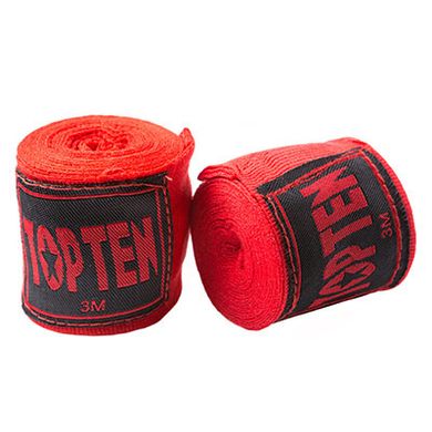 Бинты боксерские 3м Top Ten BB-TT3, Красный
