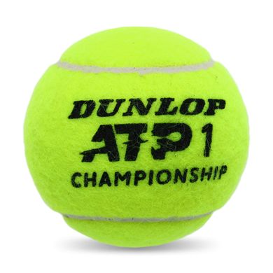 Мячи для большого тенниса DUNLOP ATP CHAMPIONSHI DL601332 3шт салатовый