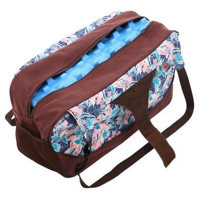 Сумка для йоги KINDFOLK Yoga bag Zelart FI-8366-2 розовый-голубой