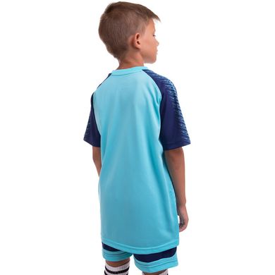 Футбольная форма детская подростковая Lingo LD-M8601B, рост 125-135 Голубой