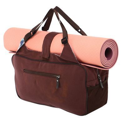 Сумка для йоги KINDFOLK Yoga bag Zelart FI-8366-2 розовый-голубой