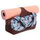 Сумка для йоги KINDFOLK Yoga bag Zelart FI-8366-2 розовый-голубой