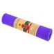 Йогамат коврик для фитнеса TPE+TC 1 слой 6мм 5580-18, Фиолетовый