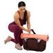 Сумка для йоги KINDFOLK Yoga bag Zelart FI-8366-2 розовый-голубой