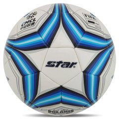 Мяч футбольный STAR ALL NEW POLARIS 2000 FIFA SB225FTB цвет белый-синий