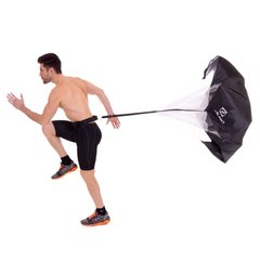 Тренировочный (тормозной) парашют для бега 160 см FI-2789, Черный