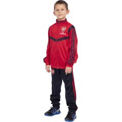 Спортивный костюм футбольный детский LD-6125K-A, рост 125-135 Красно-синий