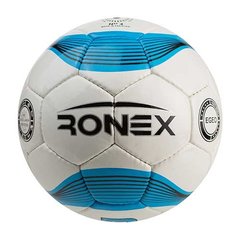 Мяч футбольный №4 Ronex (JM) бело-голубой RXD-JM1