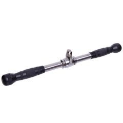 Ручка для тренажера для тяги 51 см прямая обрезиненная Zelart TA-2731